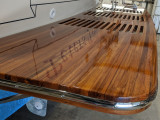 Varnished Teak Platform